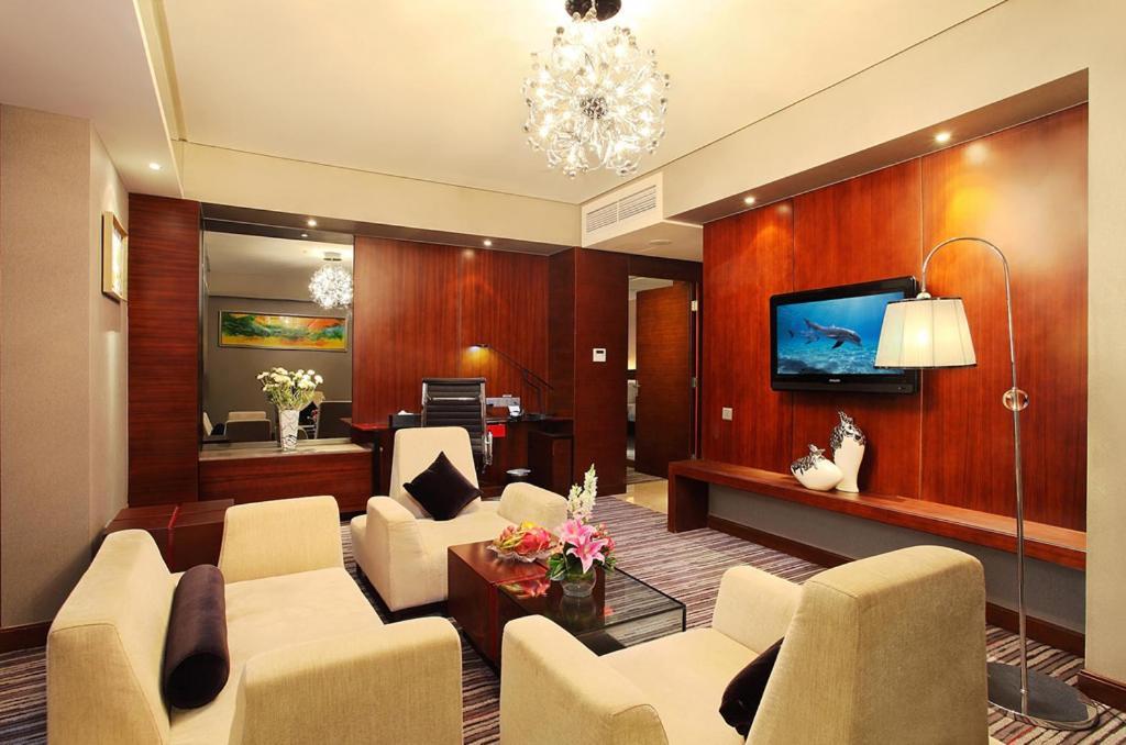 Grand View Hotel Tianjin Exterior foto